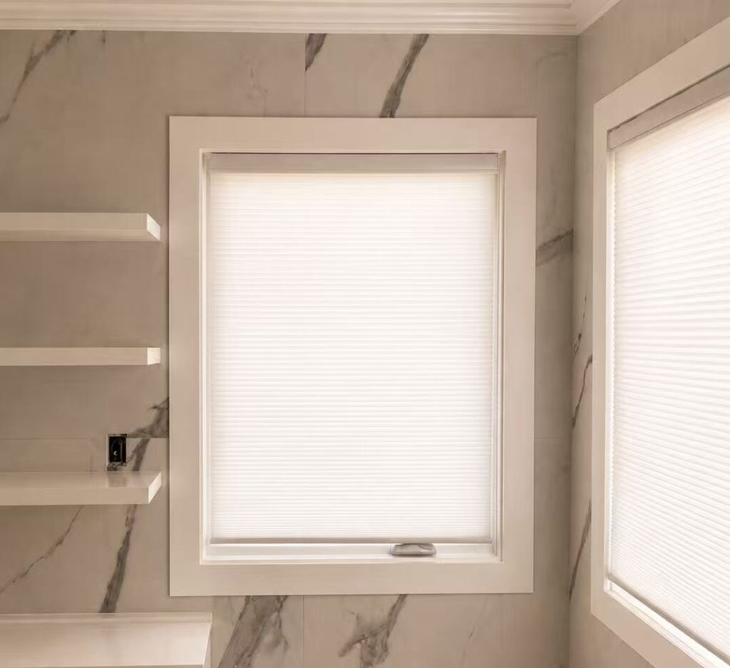 Cellular shades for privacy and energy efficiency