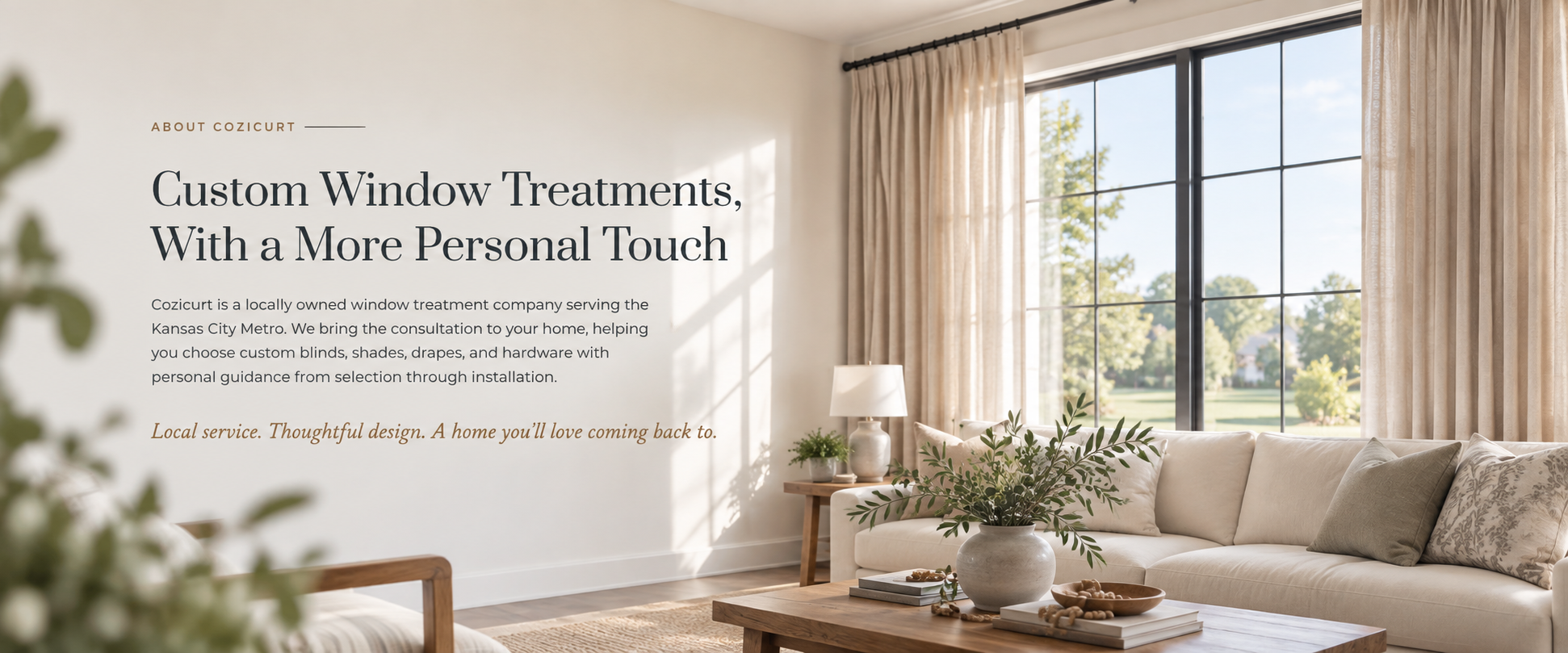 Window treatment company Kansas City